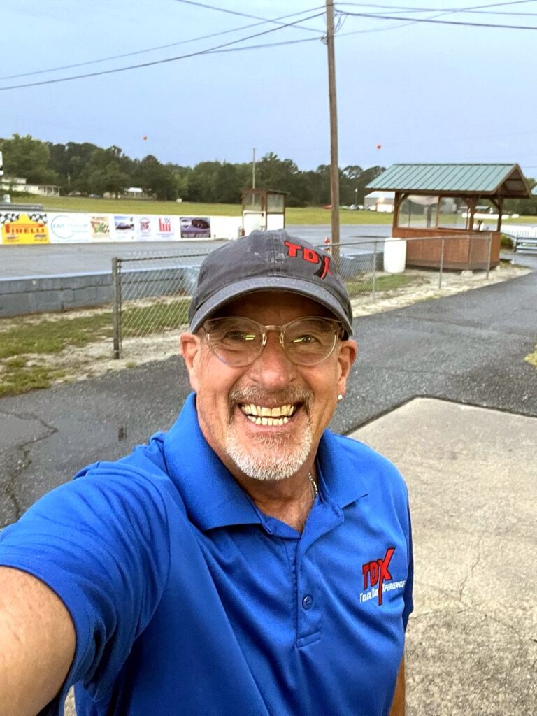 Steve Fureman, founder of Track Day Xperience, trackside